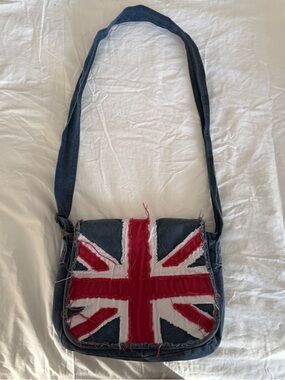 Deadstock Union Jack Denim Crossbody Bag
